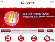 Tablet Screenshot of kongkow.com